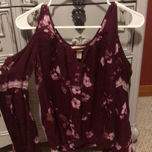 Off the shoulder shirt